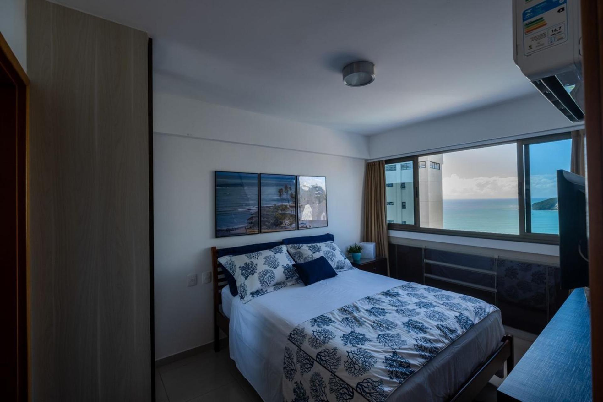 Flat Com 2 Quartos E Vista Mar Da Praia De Pontanegra-Wifi 300 Mb-Garagem-Familia-Criancas-Piscina-Pet Friendly Natal Exterior foto