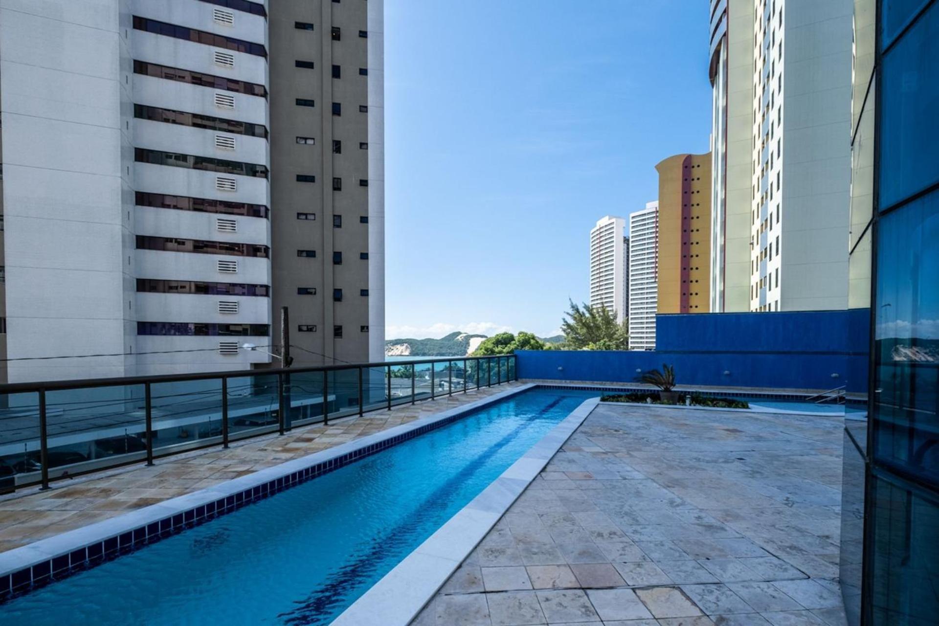 Flat Com 2 Quartos E Vista Mar Da Praia De Pontanegra-Wifi 300 Mb-Garagem-Familia-Criancas-Piscina-Pet Friendly Natal Exterior foto
